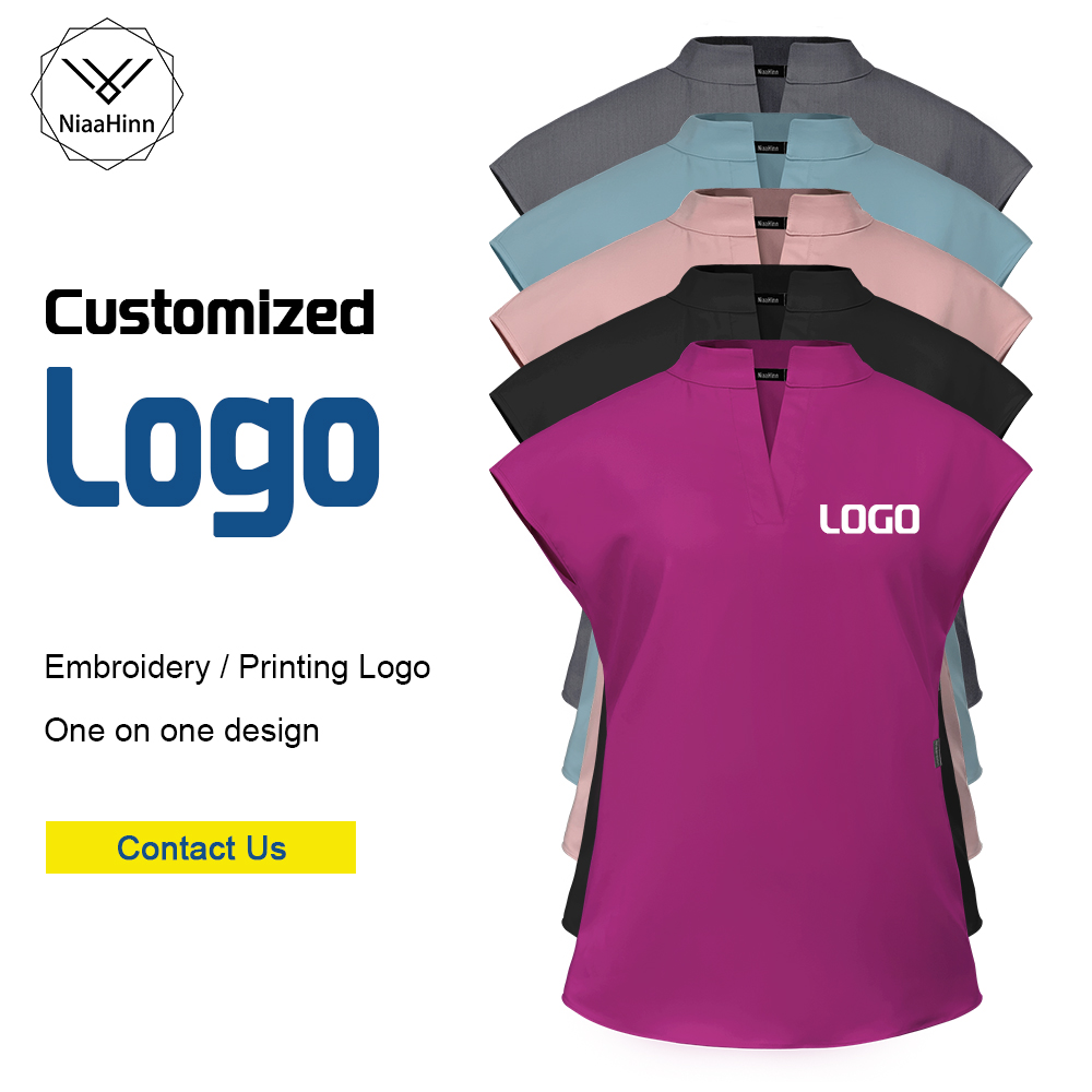 Women Accessories Logo - Customized Logo Scrub Uniform Women Hospital