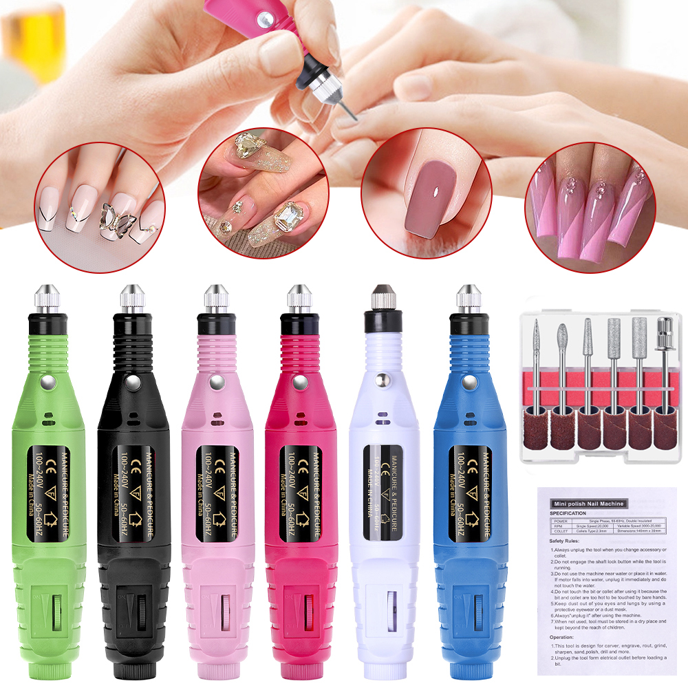 Women Accessories Combo Gift - LULAA Electric Nail Drill Kit Portable