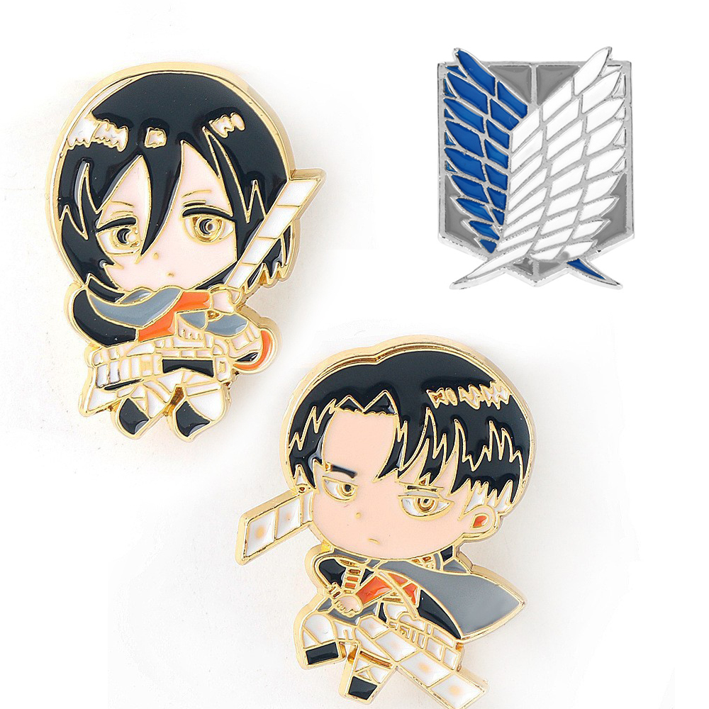 Women Accessories Logo - Attack on Titan Same Style Brooches