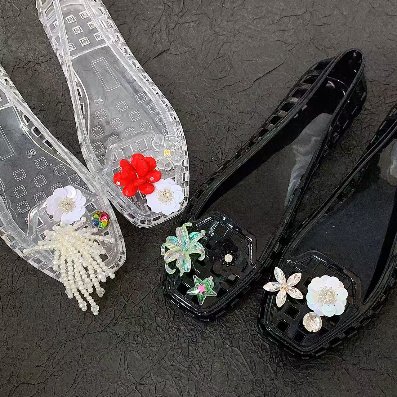 Women Accessories Trendy - Jelly Crystal Shoes for Women, Summer