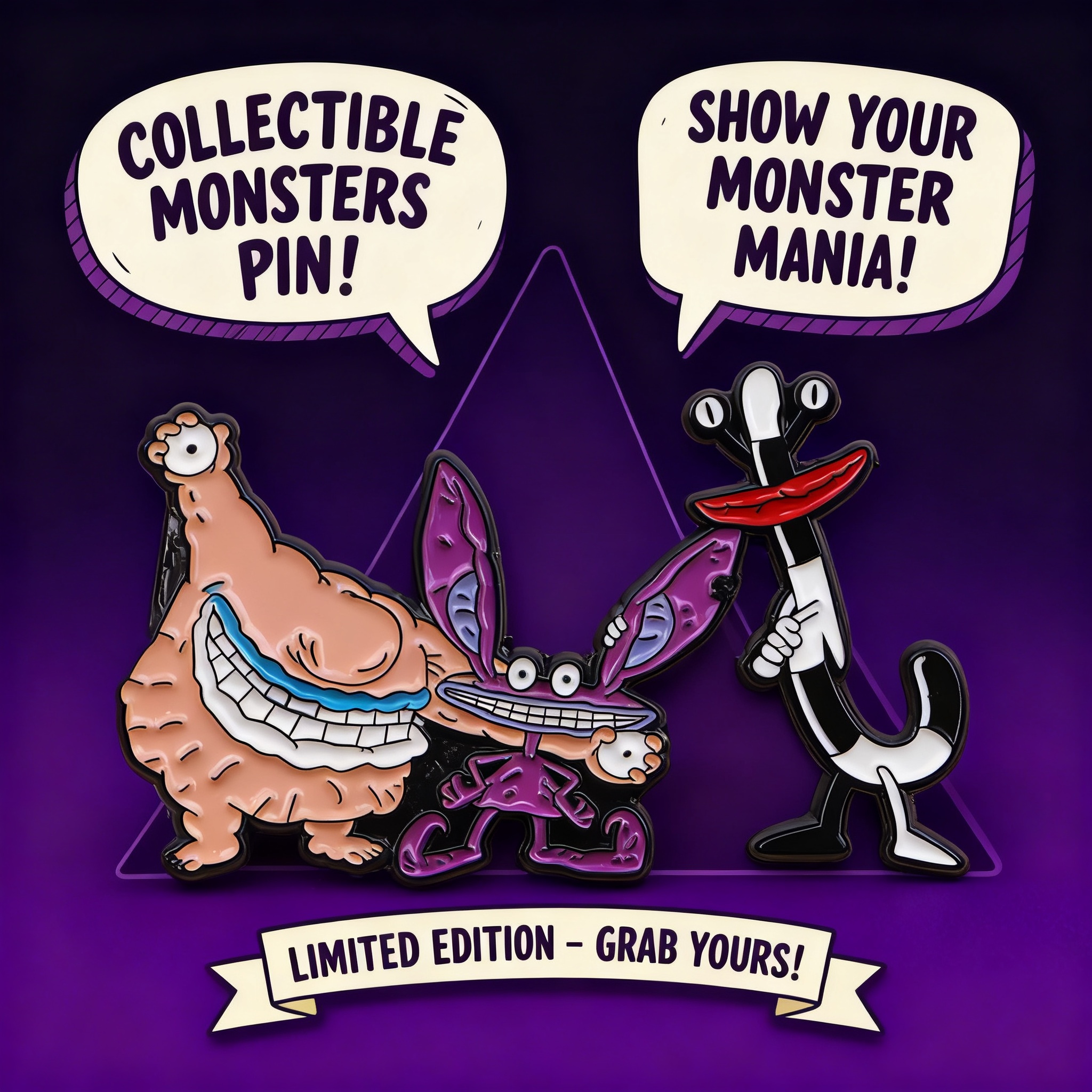 Women'S Accessories Jewelry - Cartoon Monster Enamel Pin Badges for