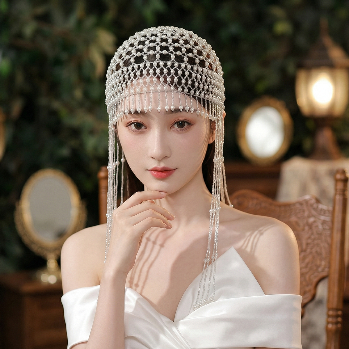 Luxury Pearls Beaded Headwrap  - Young Women'S Accessories avaliação e preço