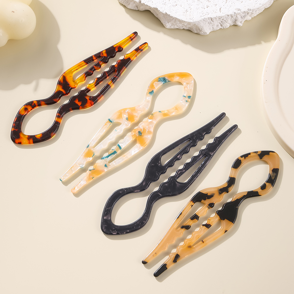 U-Shaped Hair Sticks Tortoises - Young Women'S Accessories avaliação e preço