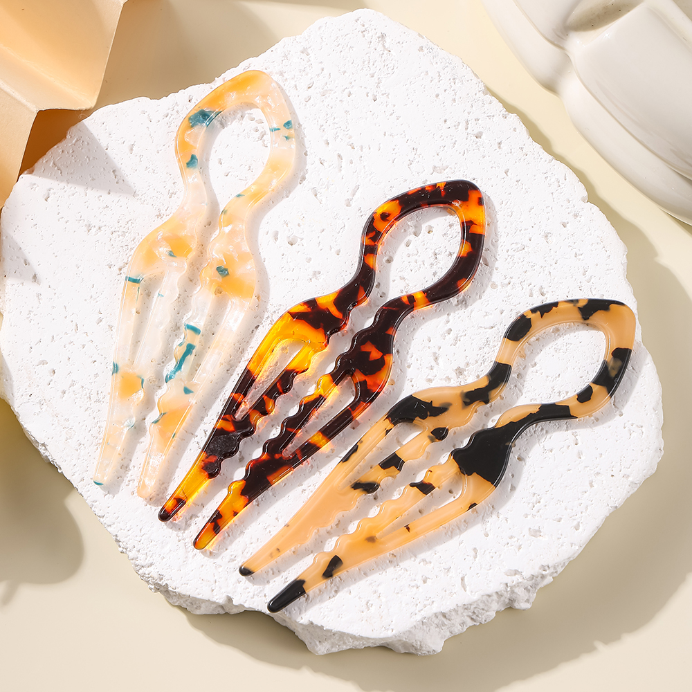 U-Shaped Hair Sticks Tortoises - Young Women'S Accessories avaliação e preço