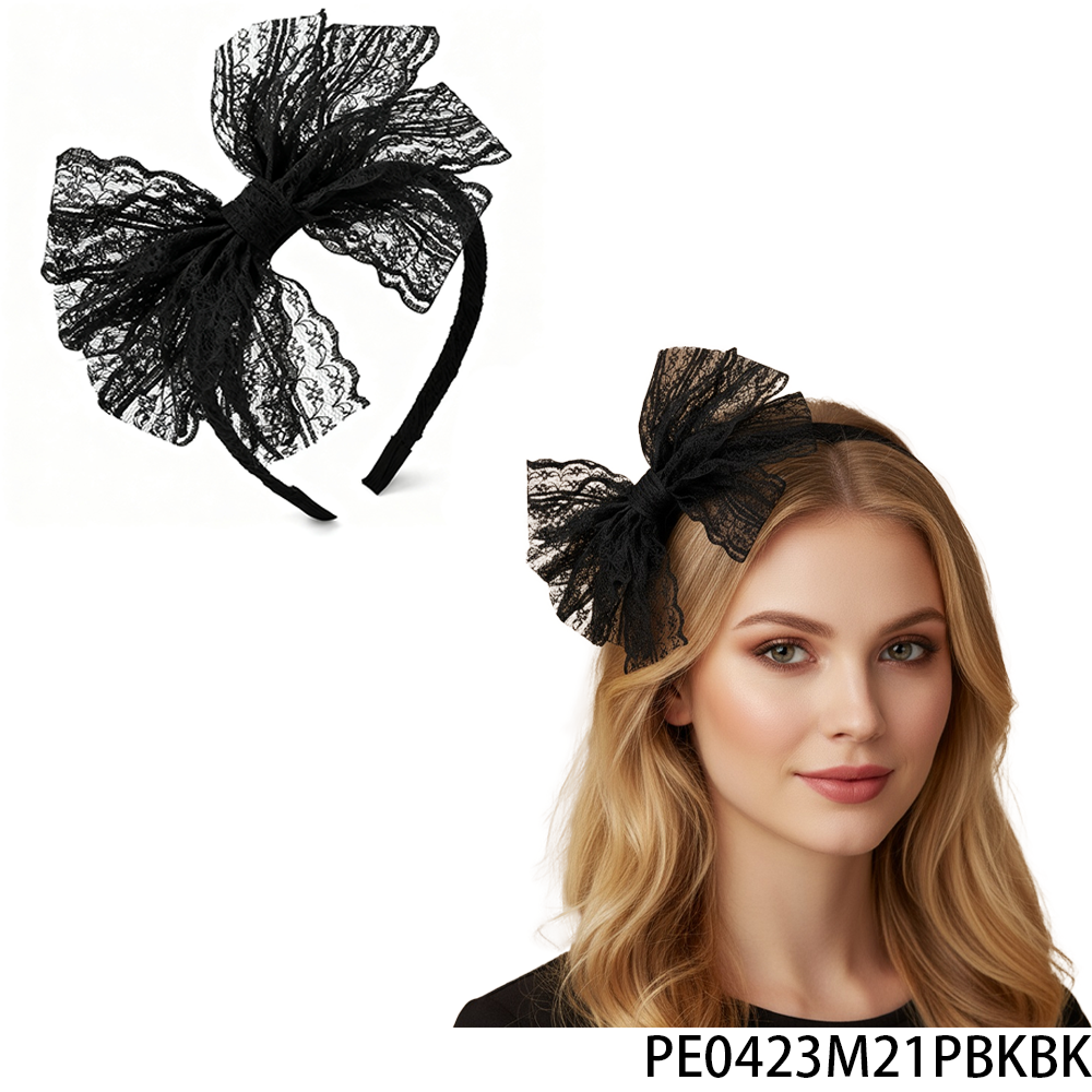 PESENAR 80s Retro Black Lace B - Women'S Accessories In The 80S avaliação e preço