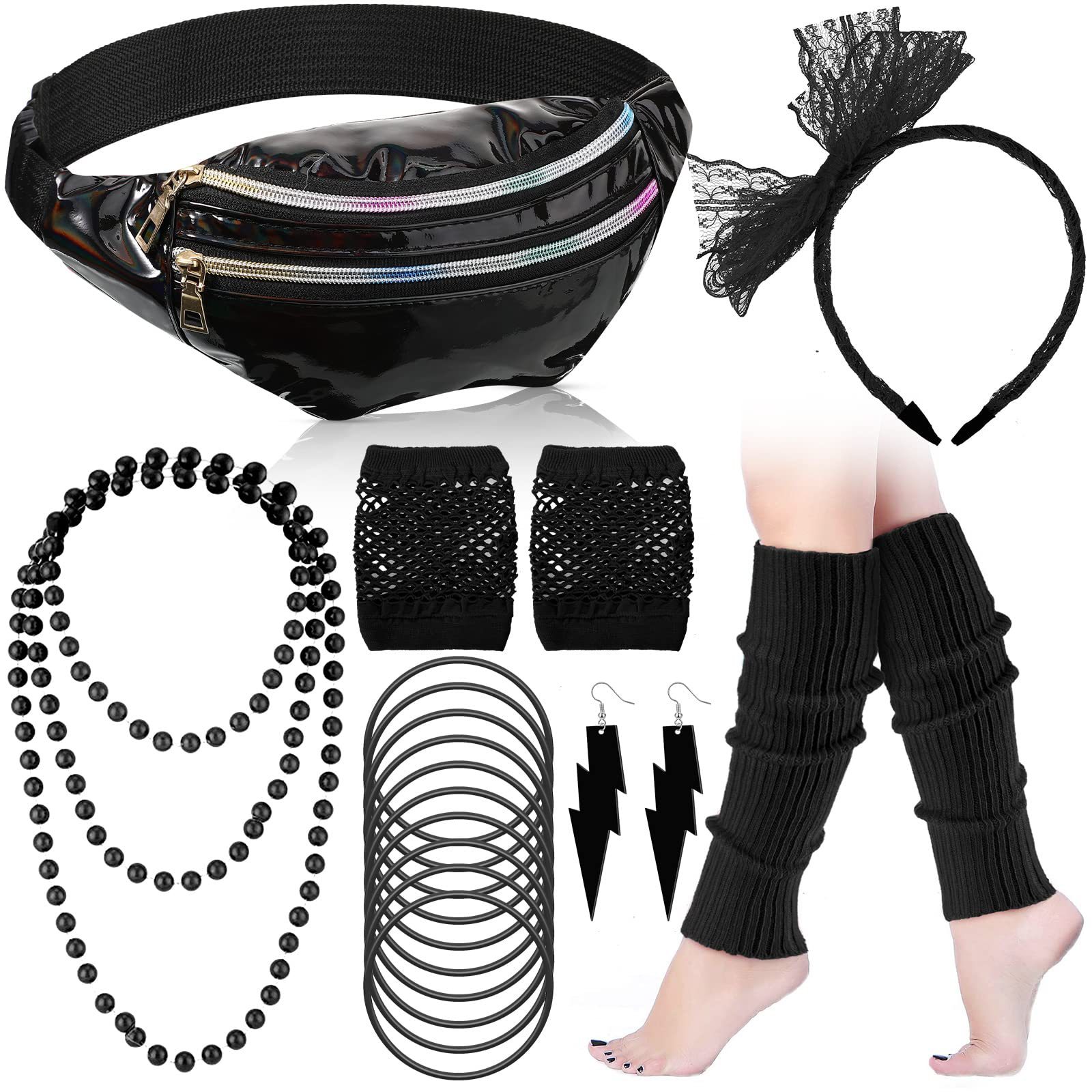 80s Costume Accessories Women  - Women'S Accessories In The 80S avaliação e preço