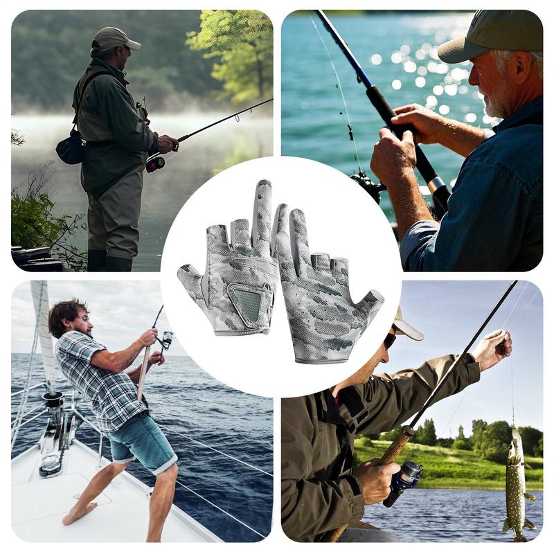 Fishing Gloves For Women 3-Cut - Women'S Kayak Accessories avaliação e preço