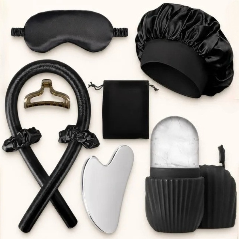 3/4/5/9Pcs Silk Sleep Set Eye  - Women Accessories Combo Gift avaliação e preço