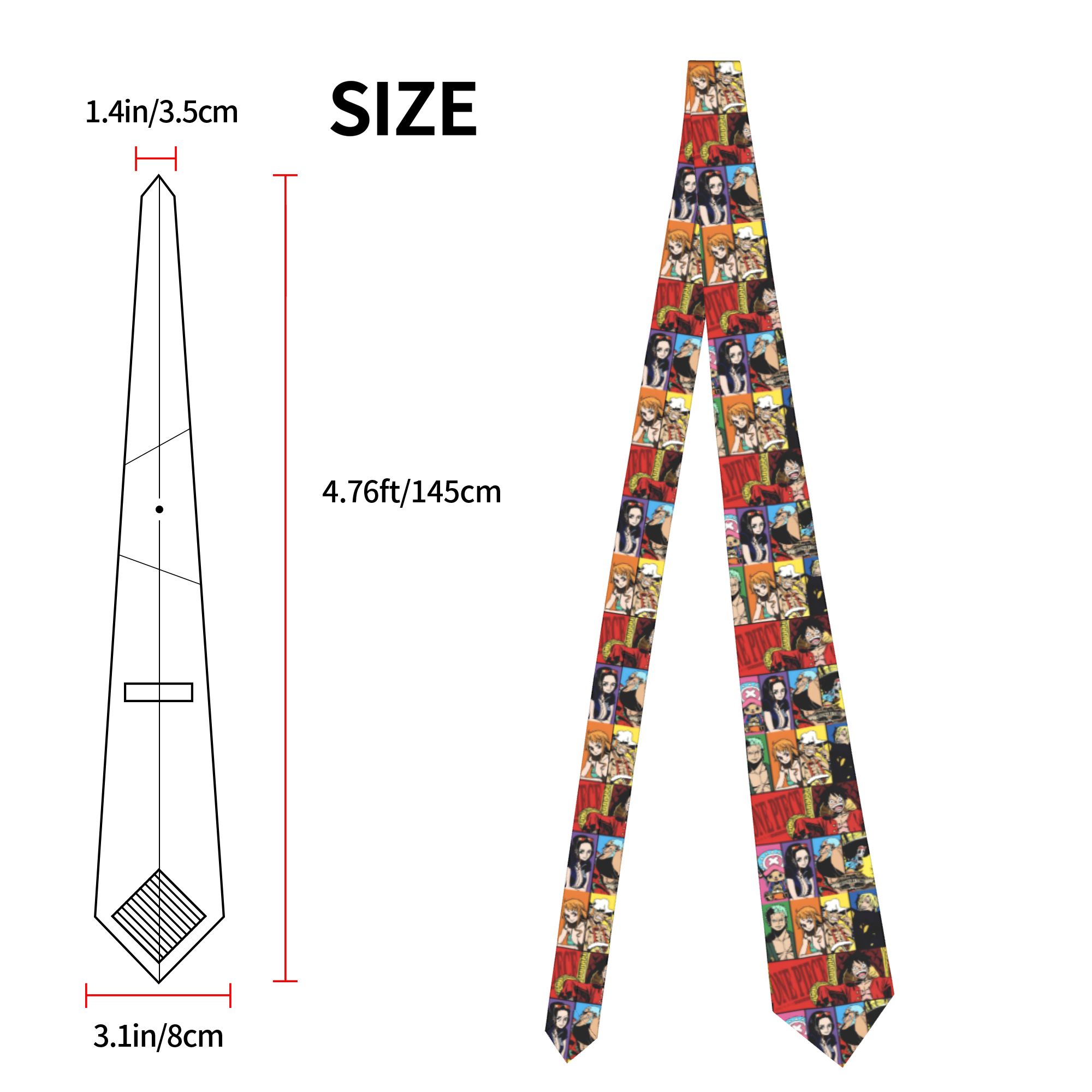 One Manga 80s Piecee Necktie U - Women'S Accessories In The 80S avaliação e preço