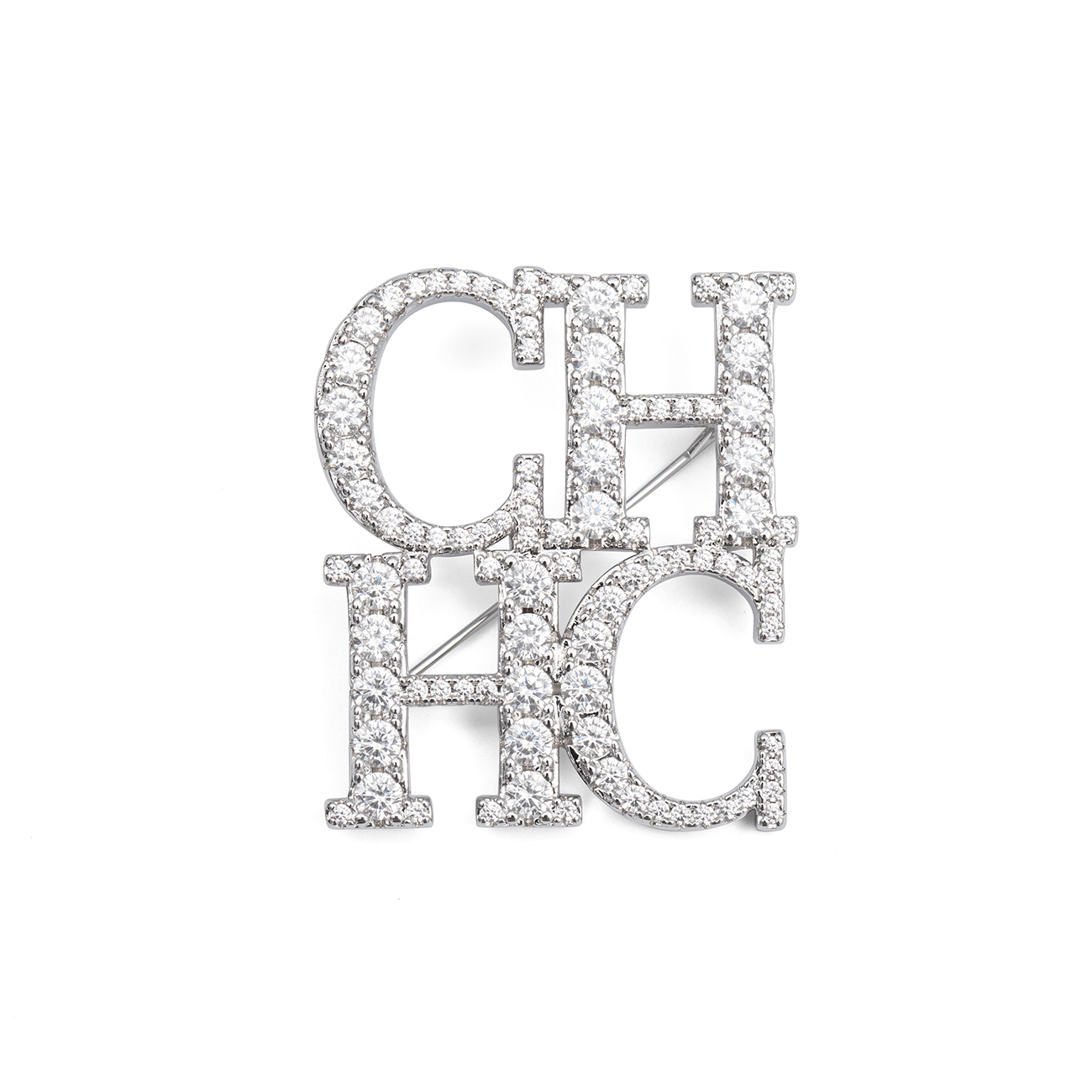 CH Elegant Silver Tone Full Pa - Women Accessories Logo avaliação e preço