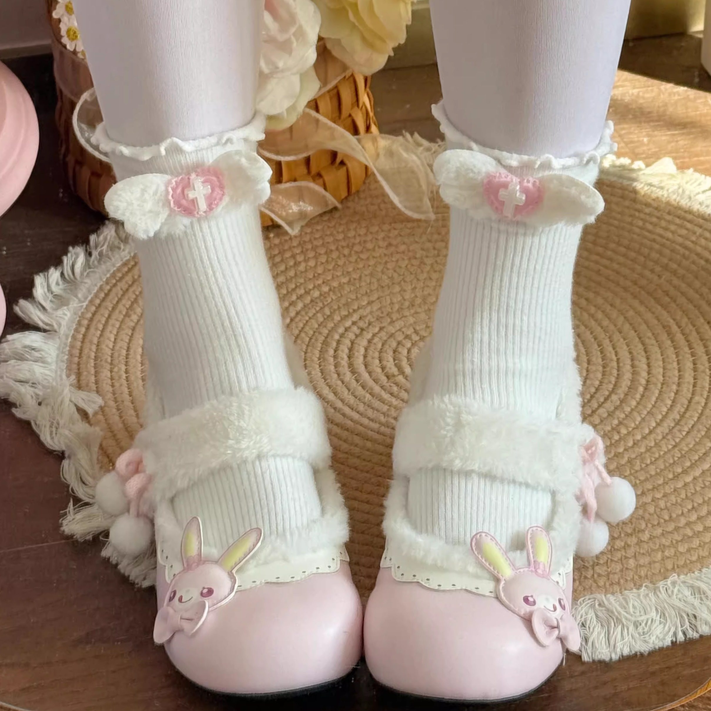 Japanese Cute Cartoon Mp  Daug - Women'S Accessories For Shoes avaliação e preço