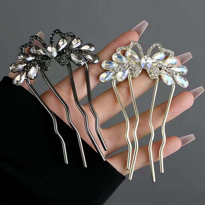 Fashion Rhinestones U-Shaped H - Young Women'S Accessories avaliação e preço