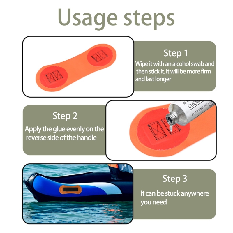 PVC Kayak Seat Strap Handrails - Women'S Kayak Accessories avaliação e preço