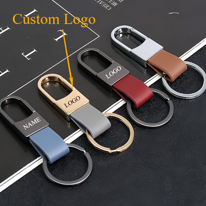 Fashion Leather Keychains Cust - Women Accessories Logo avaliação e preço