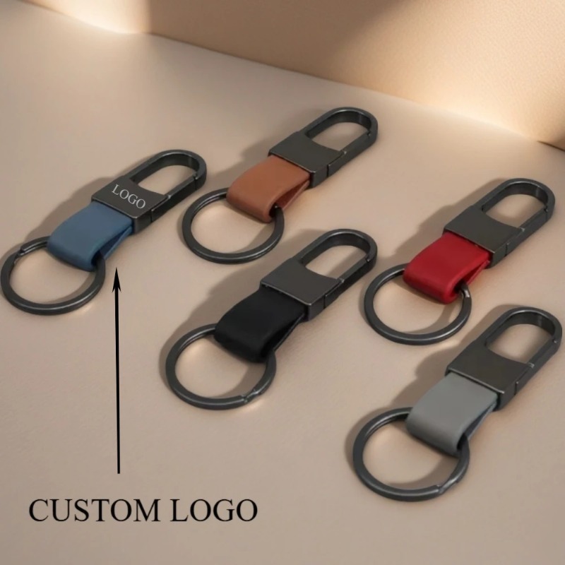 Fashion Leather Keychains Cust - Women Accessories Logo avaliação e preço