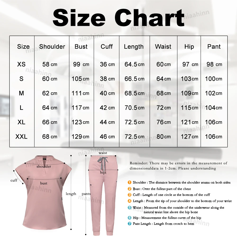 Customized Logo Scrub Uniform  - Women Accessories Logo avaliação e preço