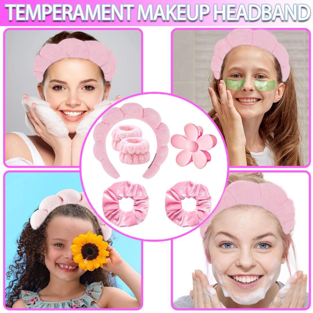 6pcs Headbands Wristband Set f - Women Accessories Combo Gift avaliação e preço