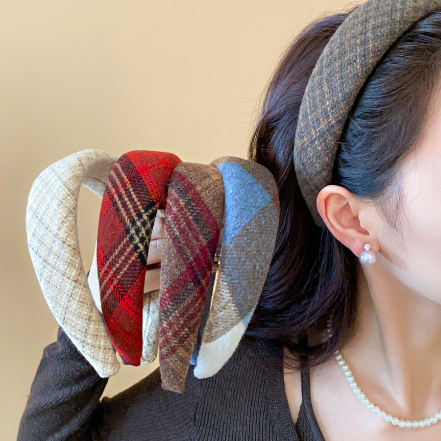 Vintage Checkered Fabric Flann - Women'S Accessories Flannels avaliação e preço