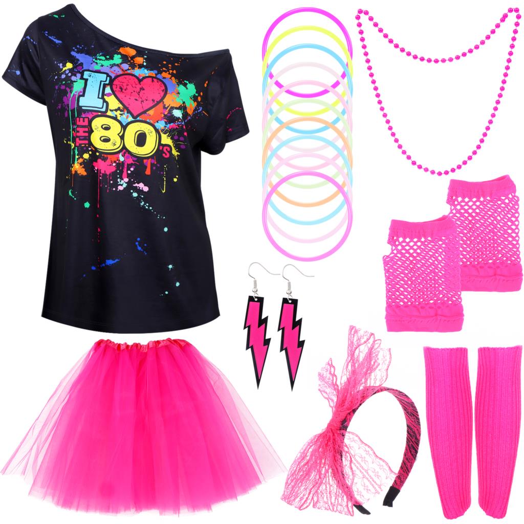 80s Fancy Dress Accessories Re - Women'S Accessories In The 80S avaliação e preço