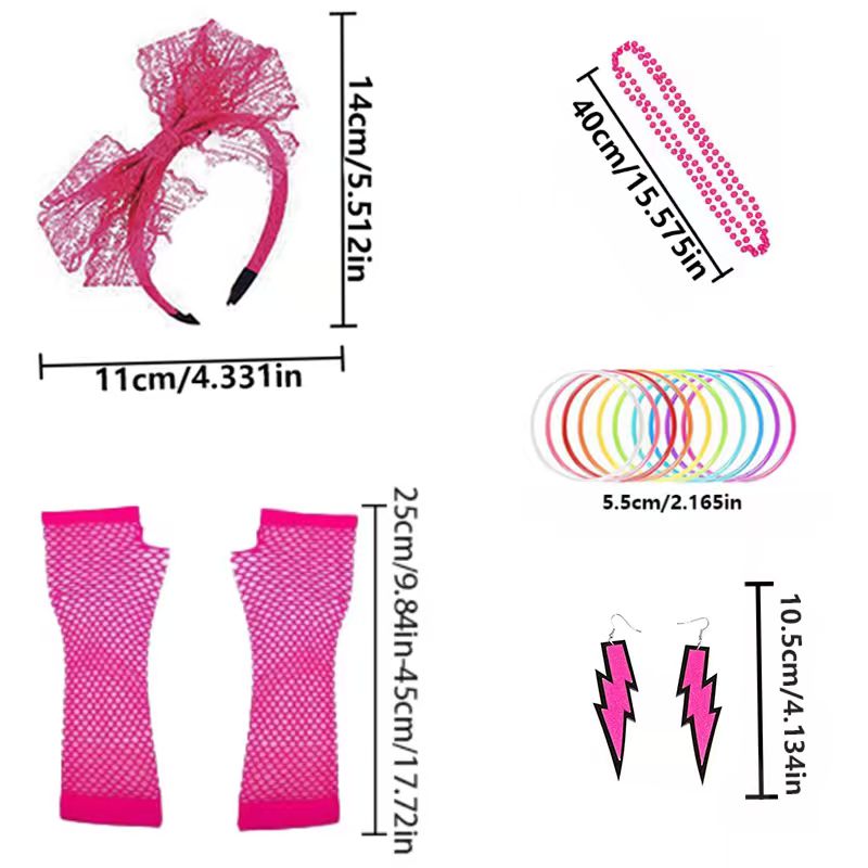 PESENAR 80s Accessories Women  - Women'S Accessories In The 80S avaliação e preço