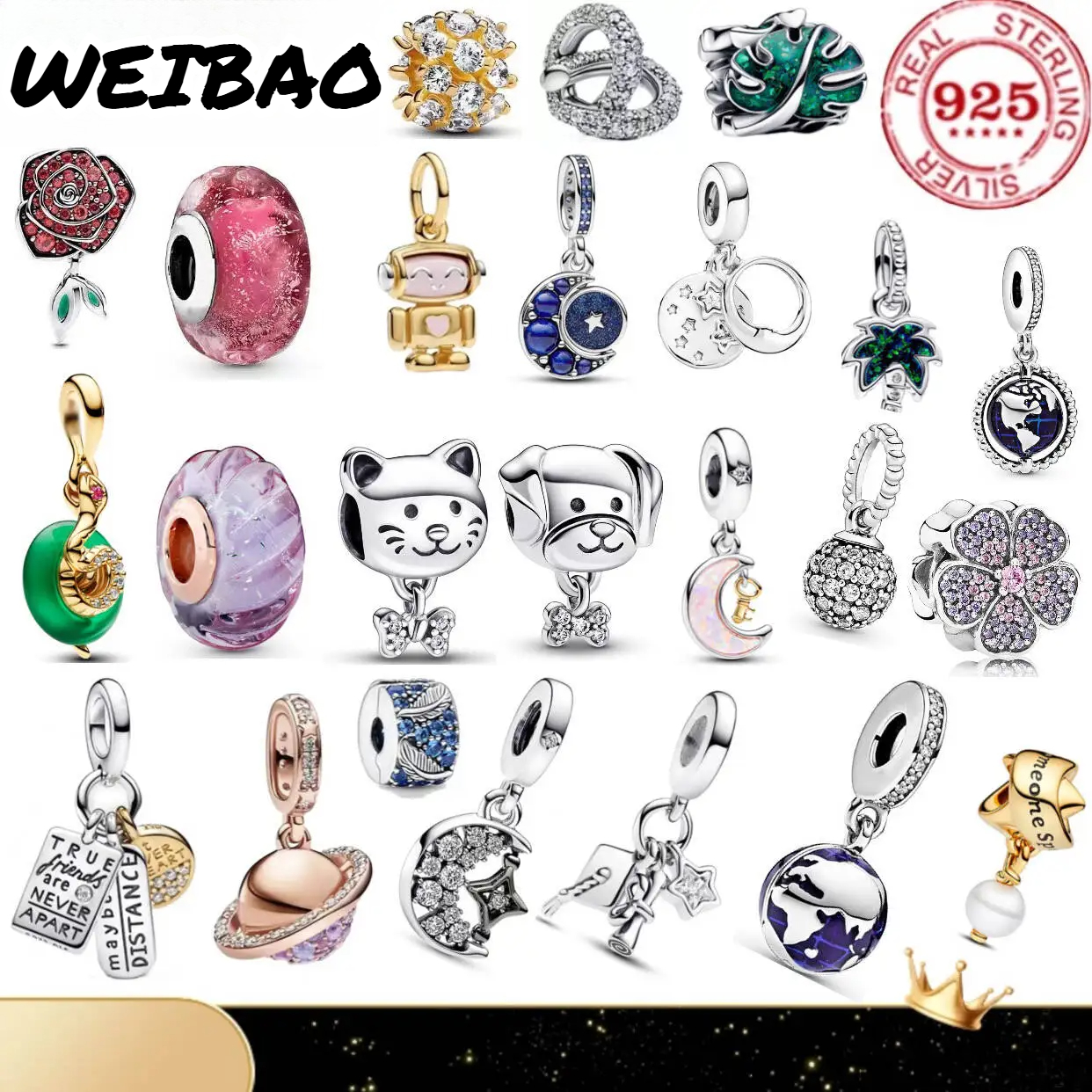 925 Pure Silver Pendant: Exqui - Women'S Accessories Jewelry avaliação e preço