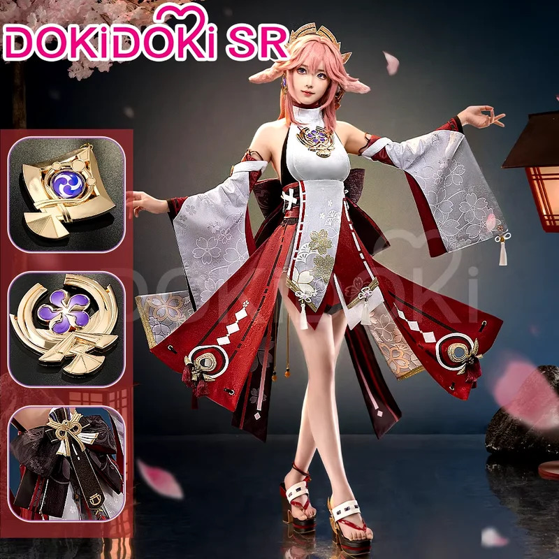 LQIN STOCK Yae Miko Cosplay Ga - Women'S Accessories For Shoes avaliação e preço