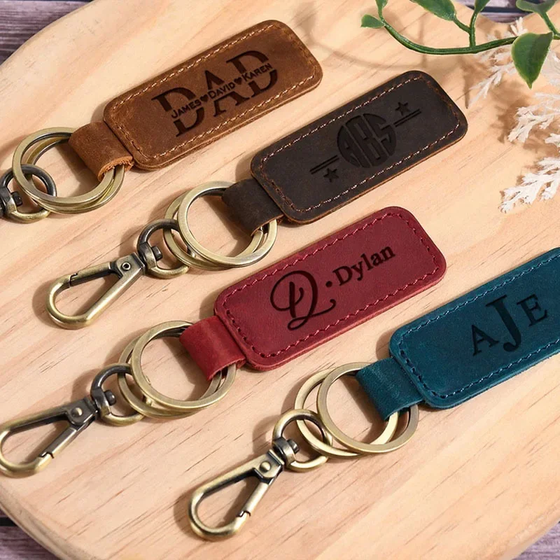 Laser Custom Logo Leather Keyc - Women Accessories Logo avaliação e preço