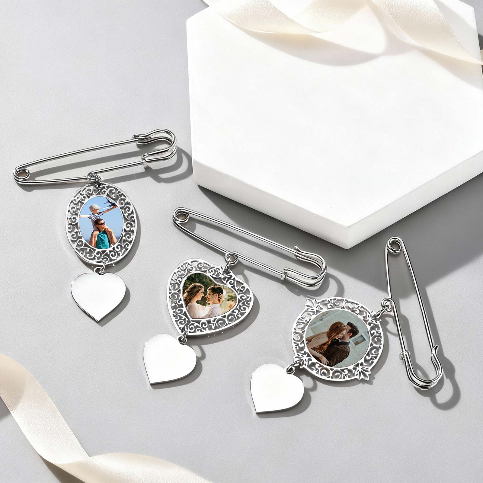 Custom Picture Badge Brooches  - Women Accessories Logo avaliação e preço