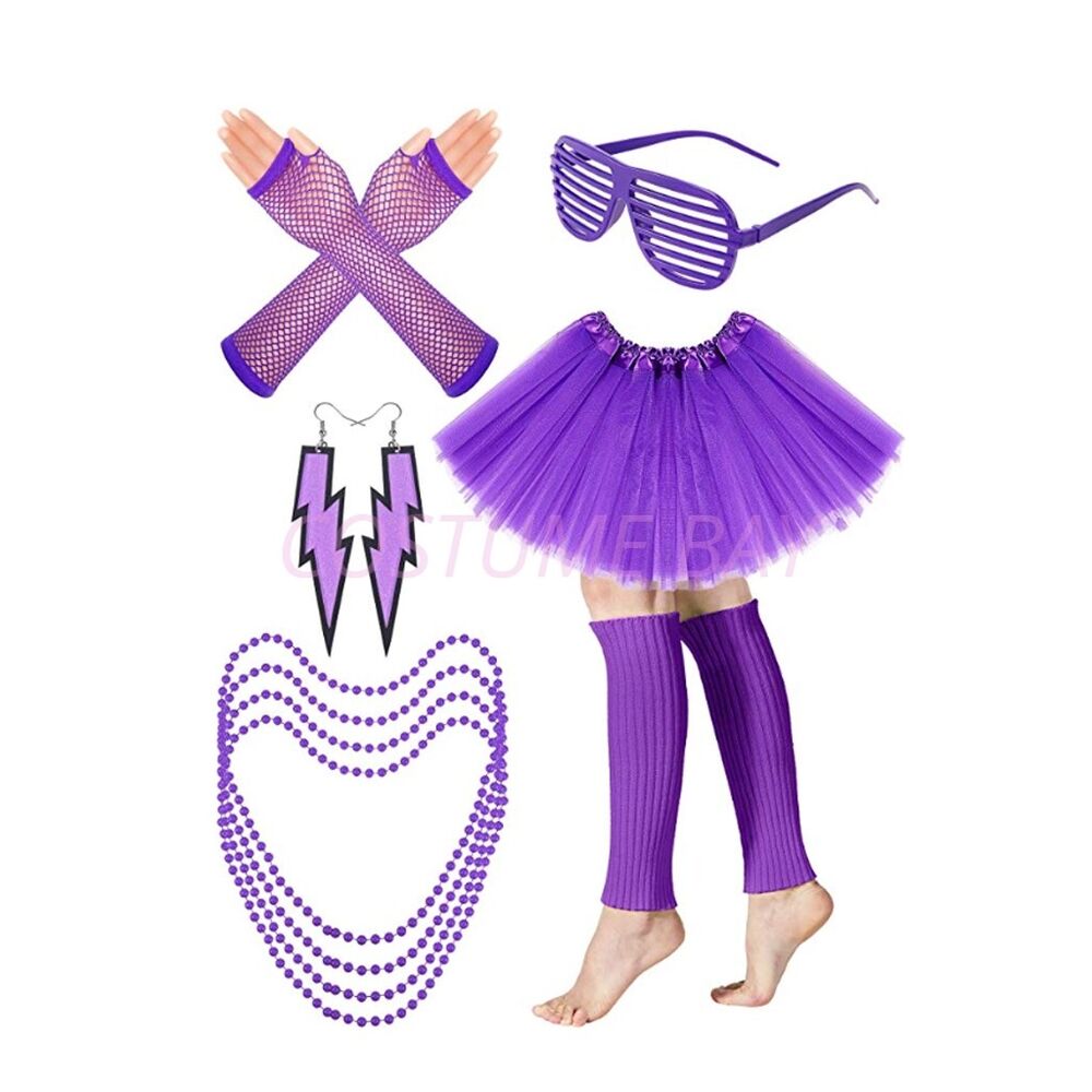 PESENAR Womens Neon 80s Tutu S - Women'S Accessories In The 80S avaliação e preço