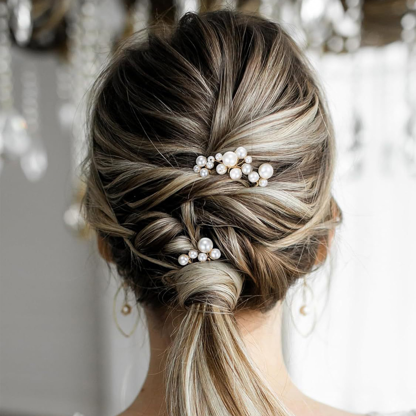 3pcs Bride Hairpin Trendy Hair - Young Women'S Accessories avaliação e preço