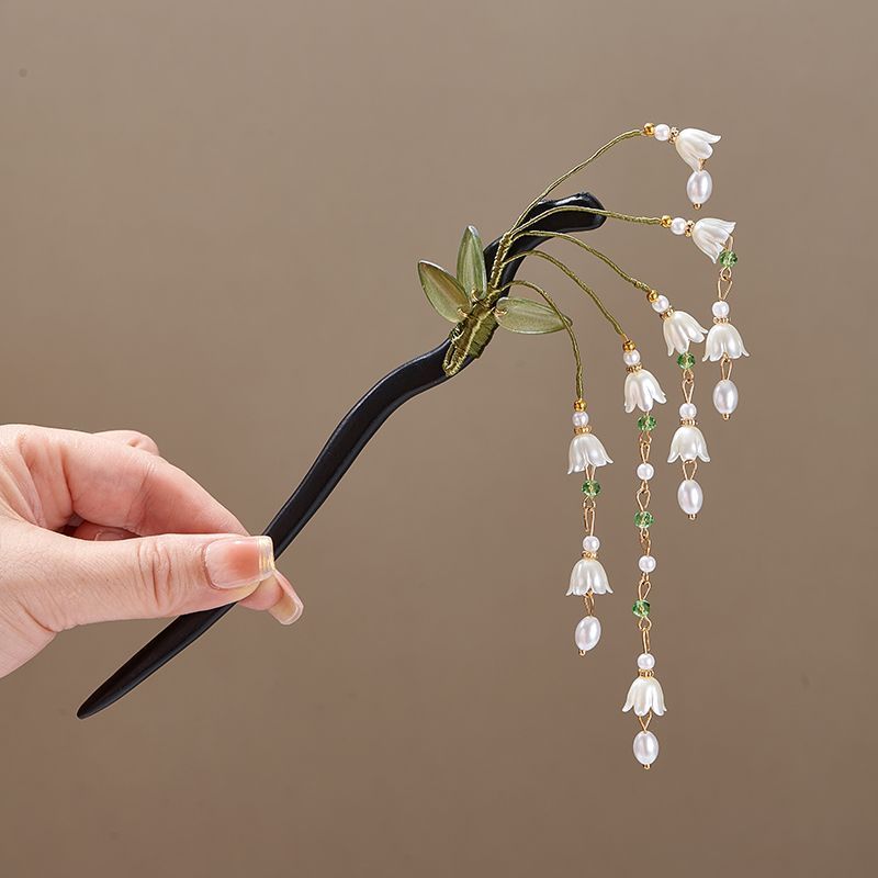 Wooden Flower Hairpin Vintage  - Young Women'S Accessories avaliação e preço