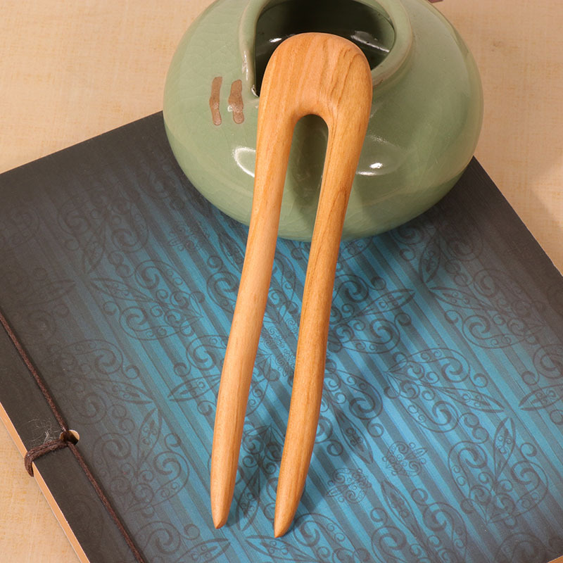 Peach Wood U-shaped Hairpin An - Young Women'S Accessories avaliação e preço