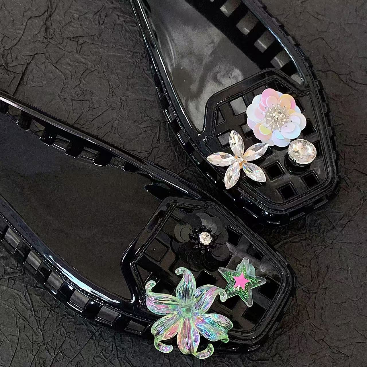 Jelly Crystal Shoes for Women, - Women Accessories Trendy avaliação e preço