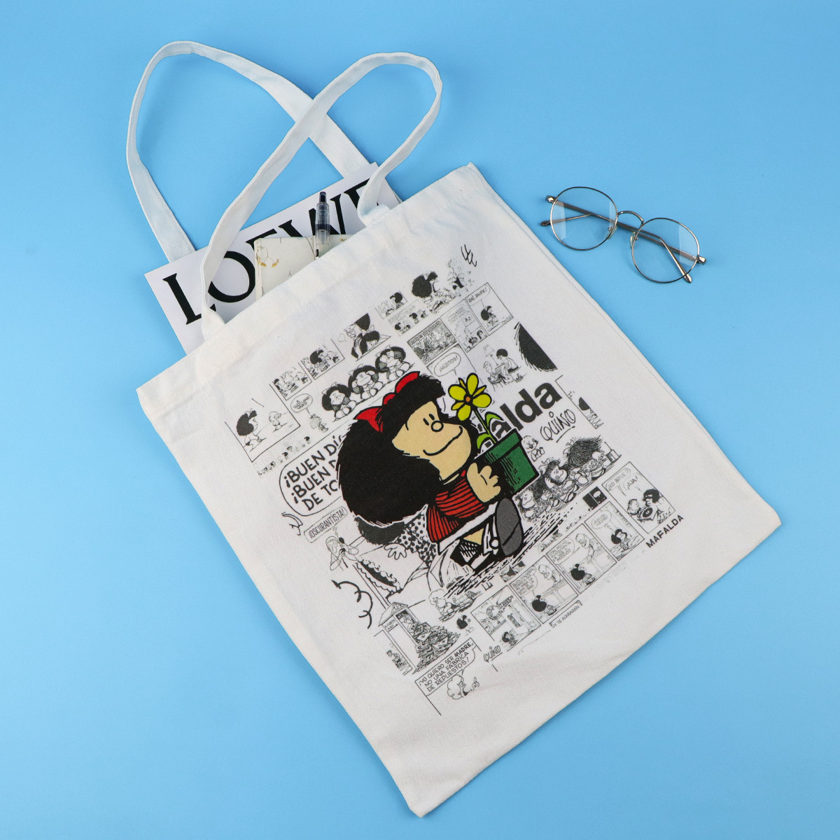 Fashion Canvas Tote Bag Women  - Women Accessories Trendy avaliação e preço