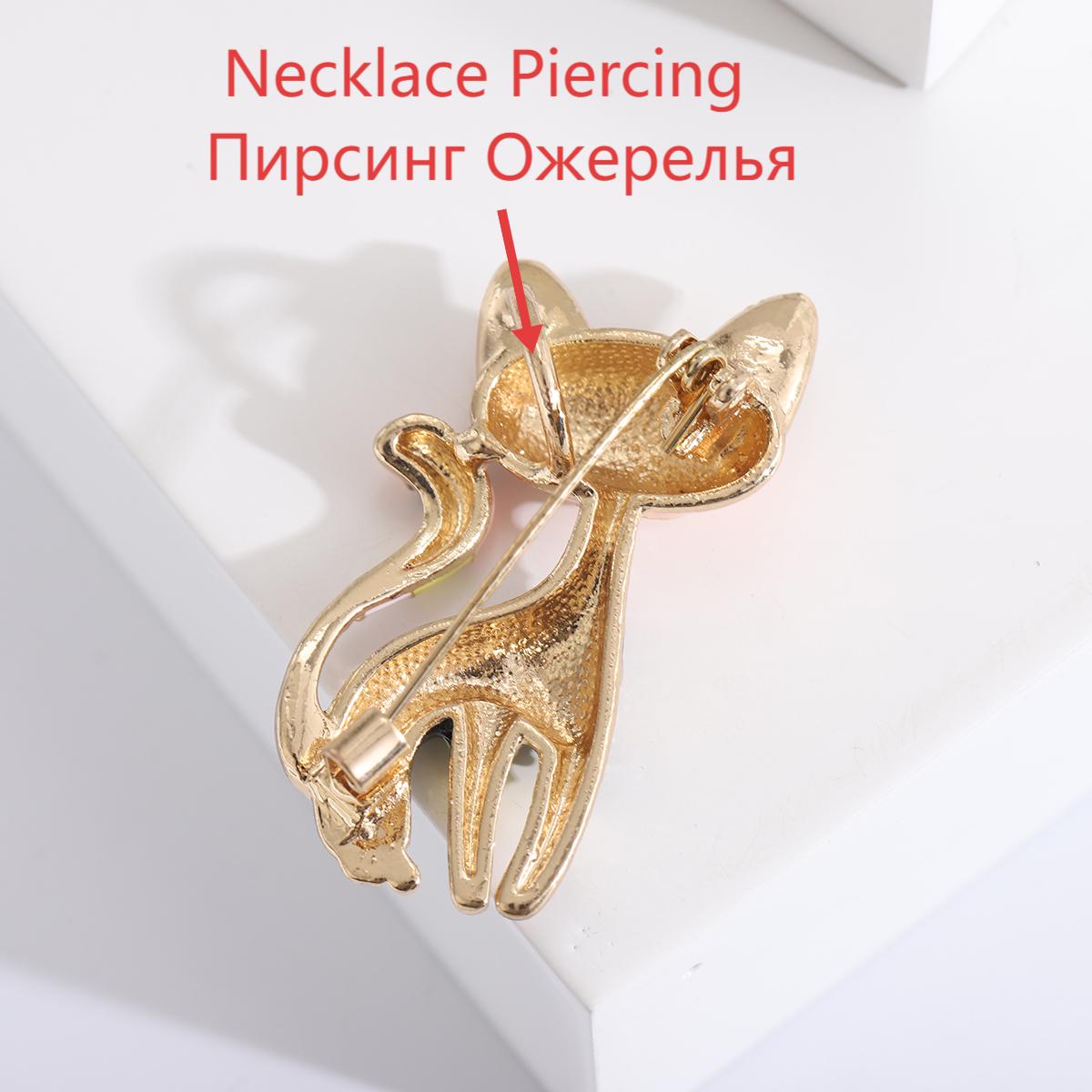 1pcs Cute Enamel Cat Brooches  - Women Accessories Combo Gift avaliação e preço