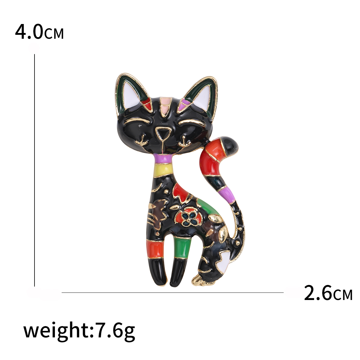 1pcs Cute Enamel Cat Brooches  - Women Accessories Combo Gift avaliação e preço