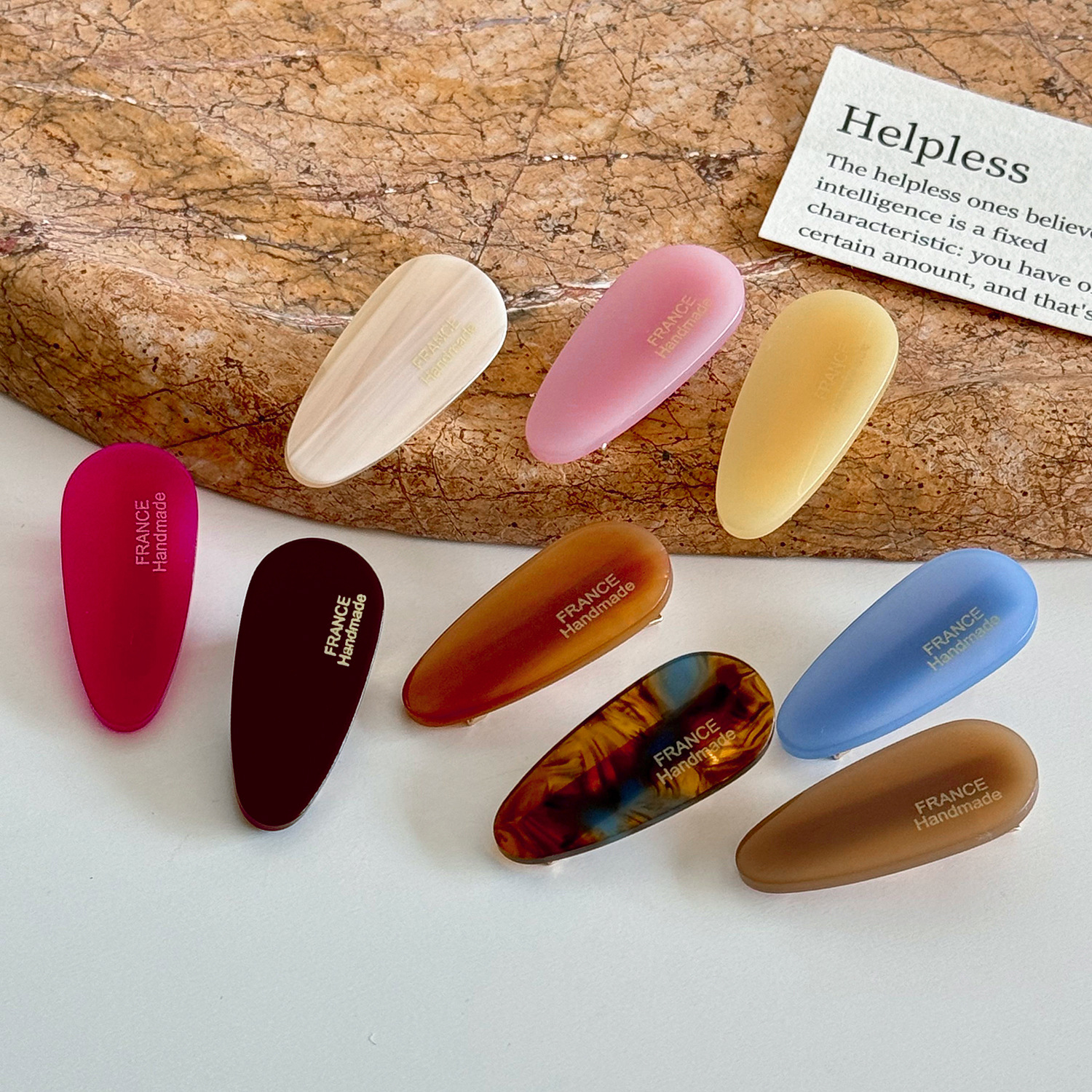 Premium Korean Acetate Hair Cl - Women Accessories Logo avaliação e preço