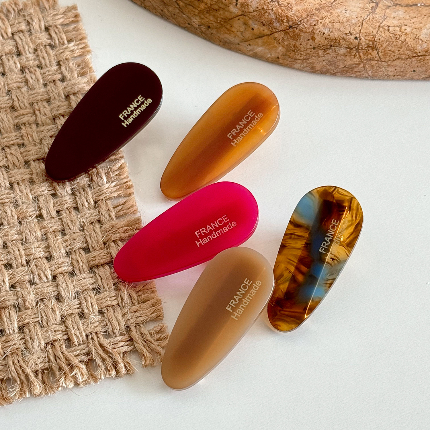 Premium Korean Acetate Hair Cl - Women Accessories Logo avaliação e preço