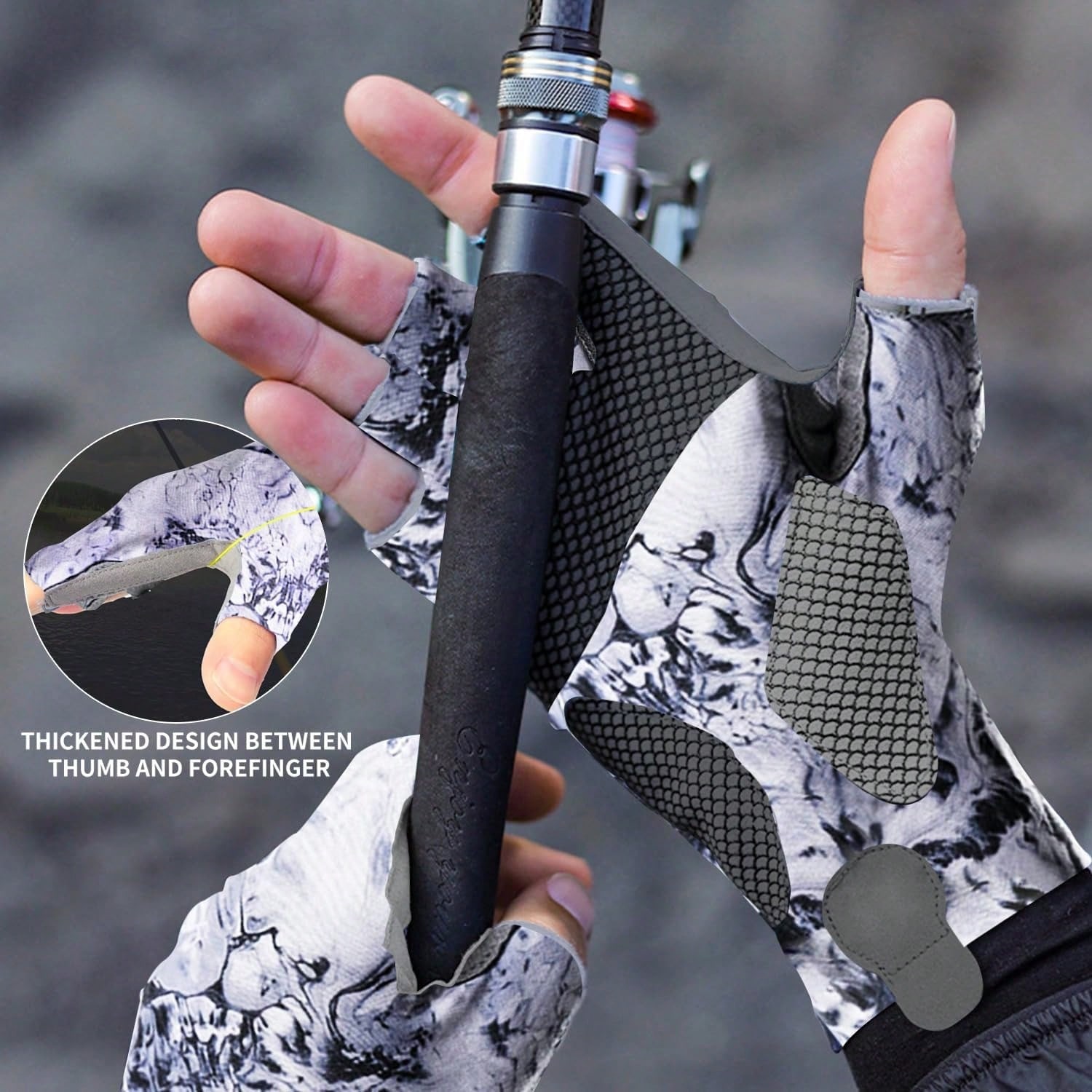 1 Pair Fishing Gloves Men & Wo - Women'S Kayak Accessories avaliação e preço
