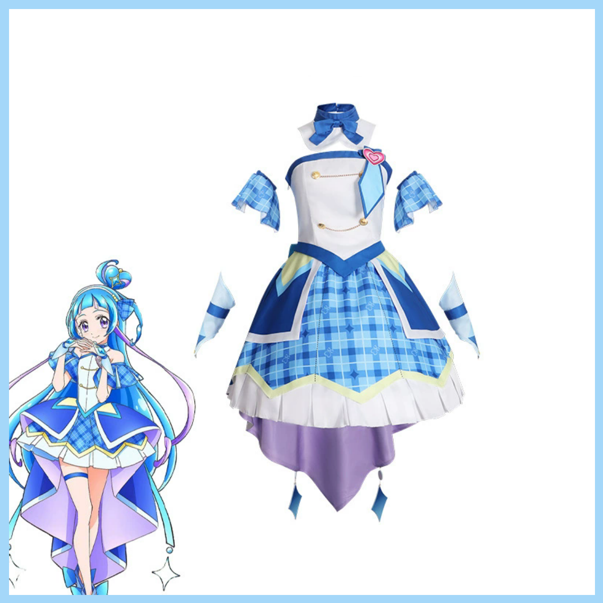 Anime You and Idol Precure Aok - Women'S Accessories For Shoes avaliação e preço