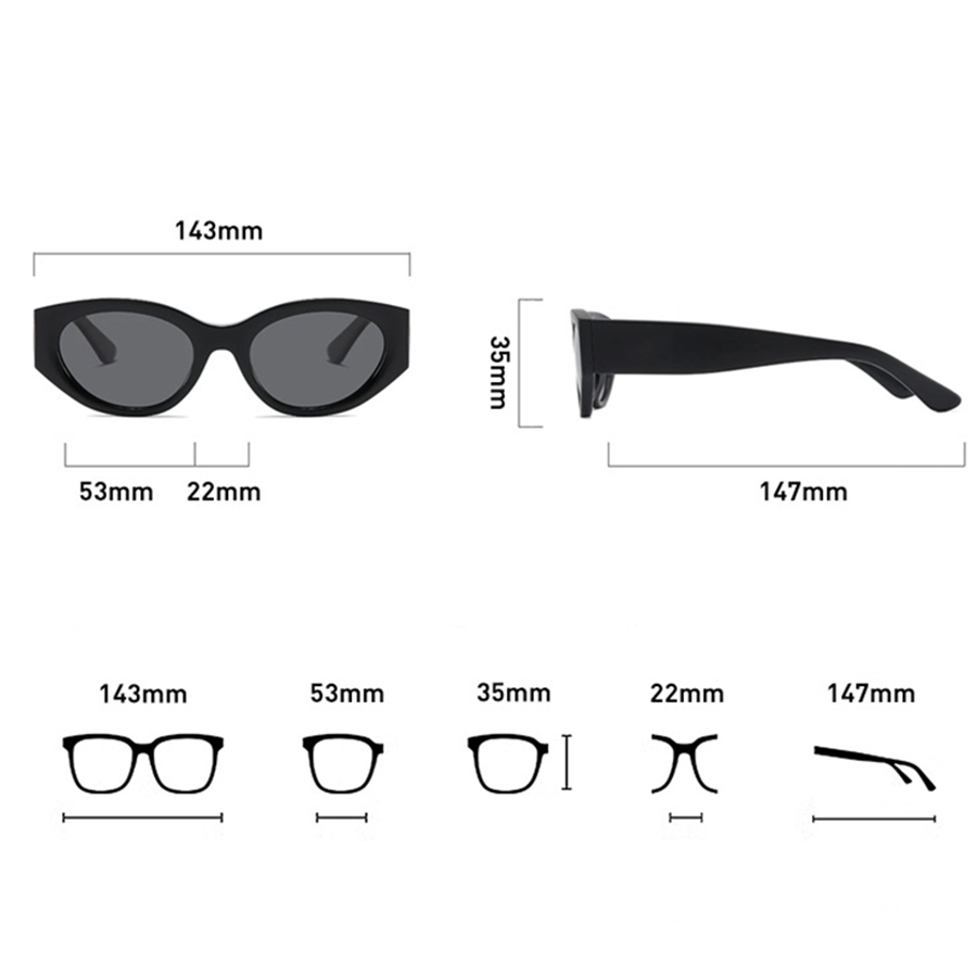 Women Men Classic Cat-Eye Pola - Women Accessories Trendy avaliação e preço