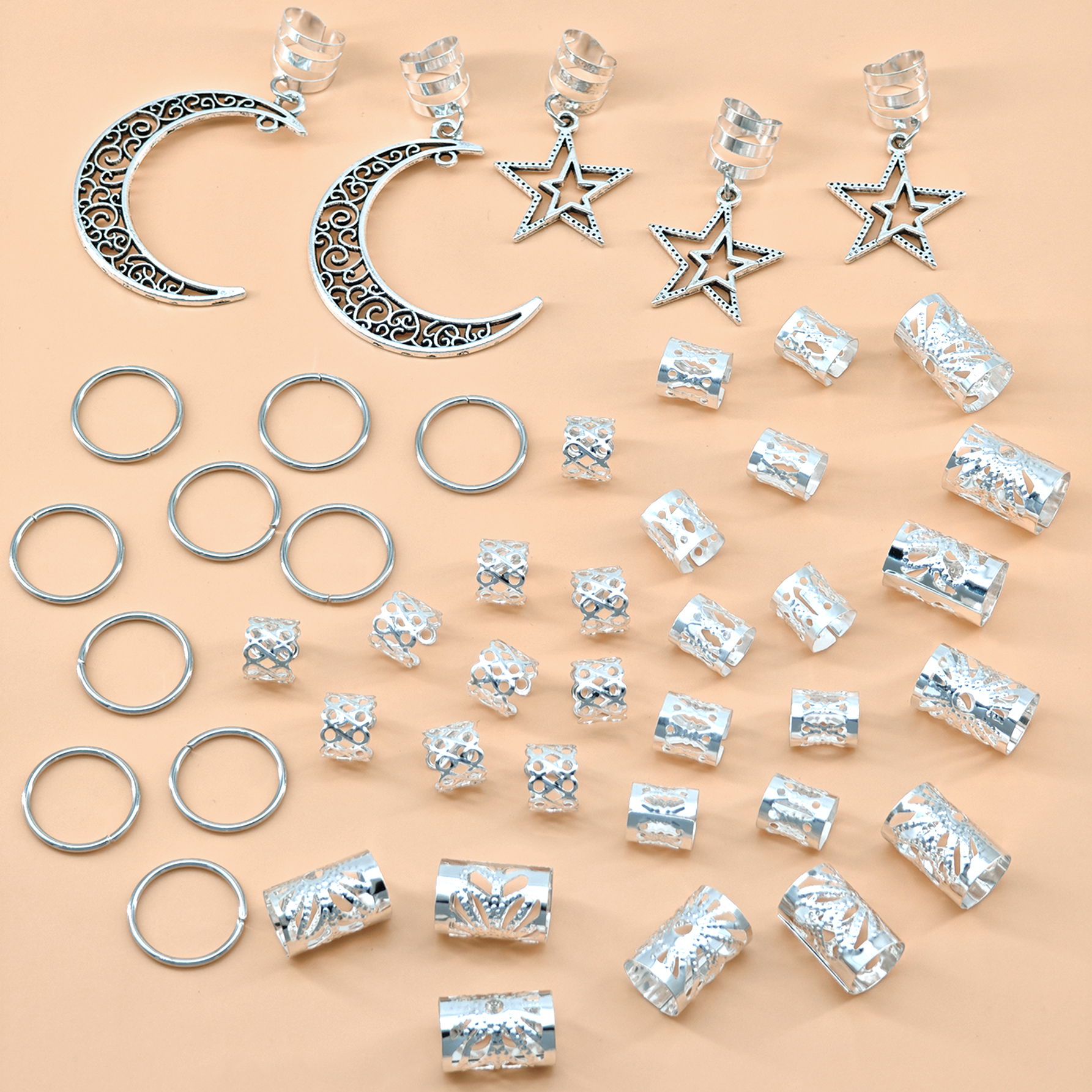 45pcs Stars and Moon Combo Dre - Women Accessories Combo Gift avaliação e preço