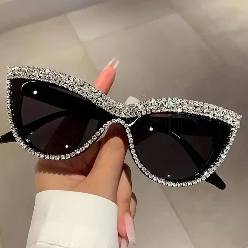 Sparkling Rhinestone Frame - W - Women Accessories Trendy avaliação e preço