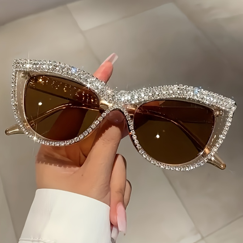 Sparkling Rhinestone Frame - W - Women Accessories Trendy avaliação e preço
