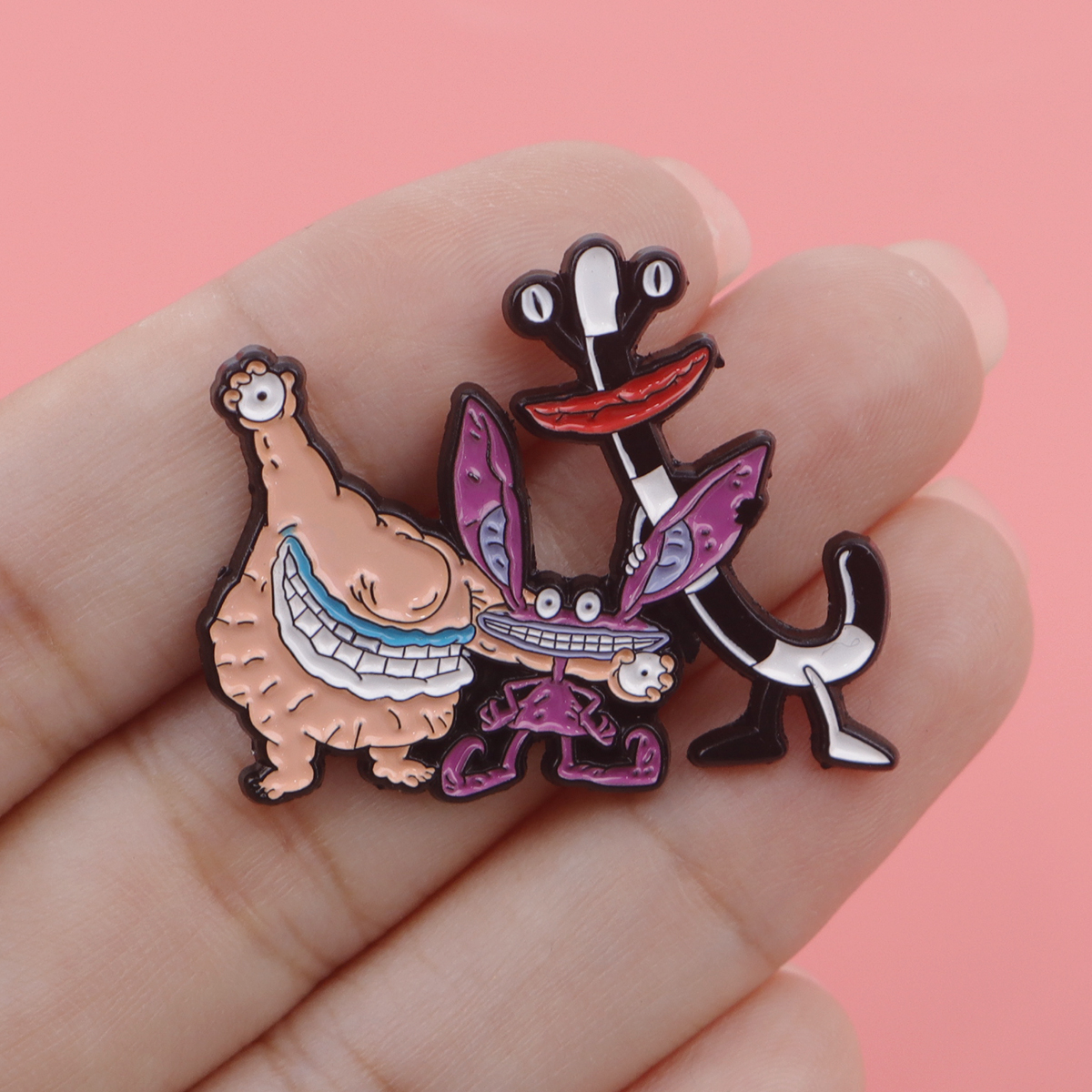 Cartoon Monster Enamel Pin Bad - Women'S Accessories Jewelry avaliação e preço