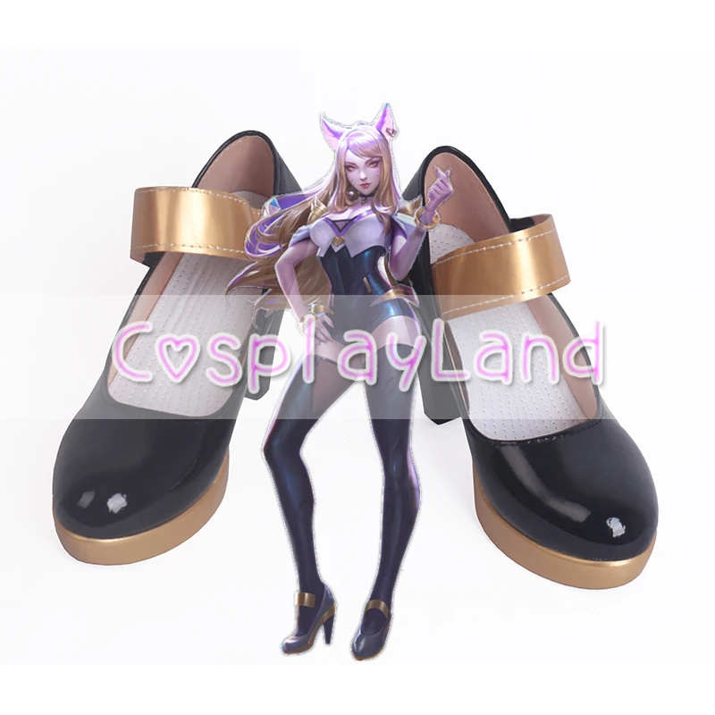 Game LOL KDA Ahri Boots Cospla - Women'S Accessories For Shoes avaliação e preço