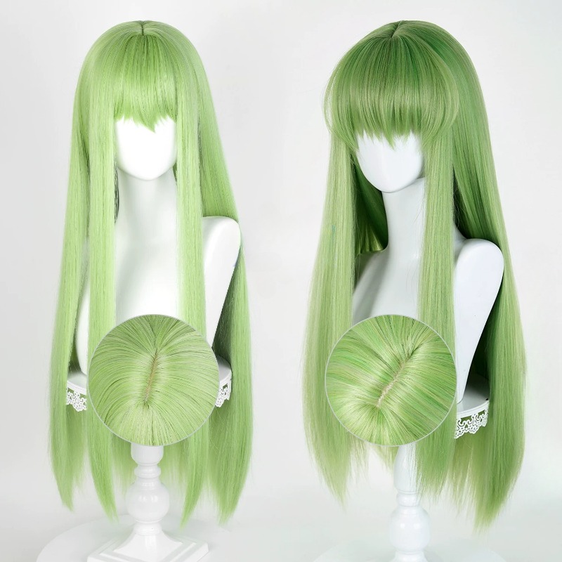 Anime CC Cosplay Green Wig Lon - Young Women'S Accessories avaliação e preço