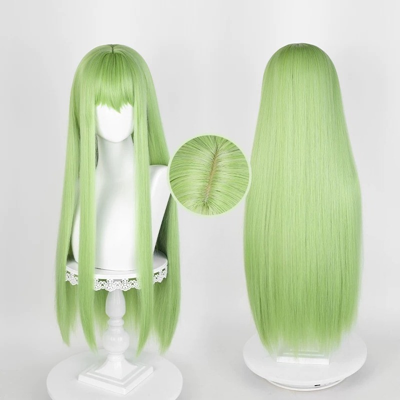 Anime CC Cosplay Green Wig Lon - Young Women'S Accessories avaliação e preço