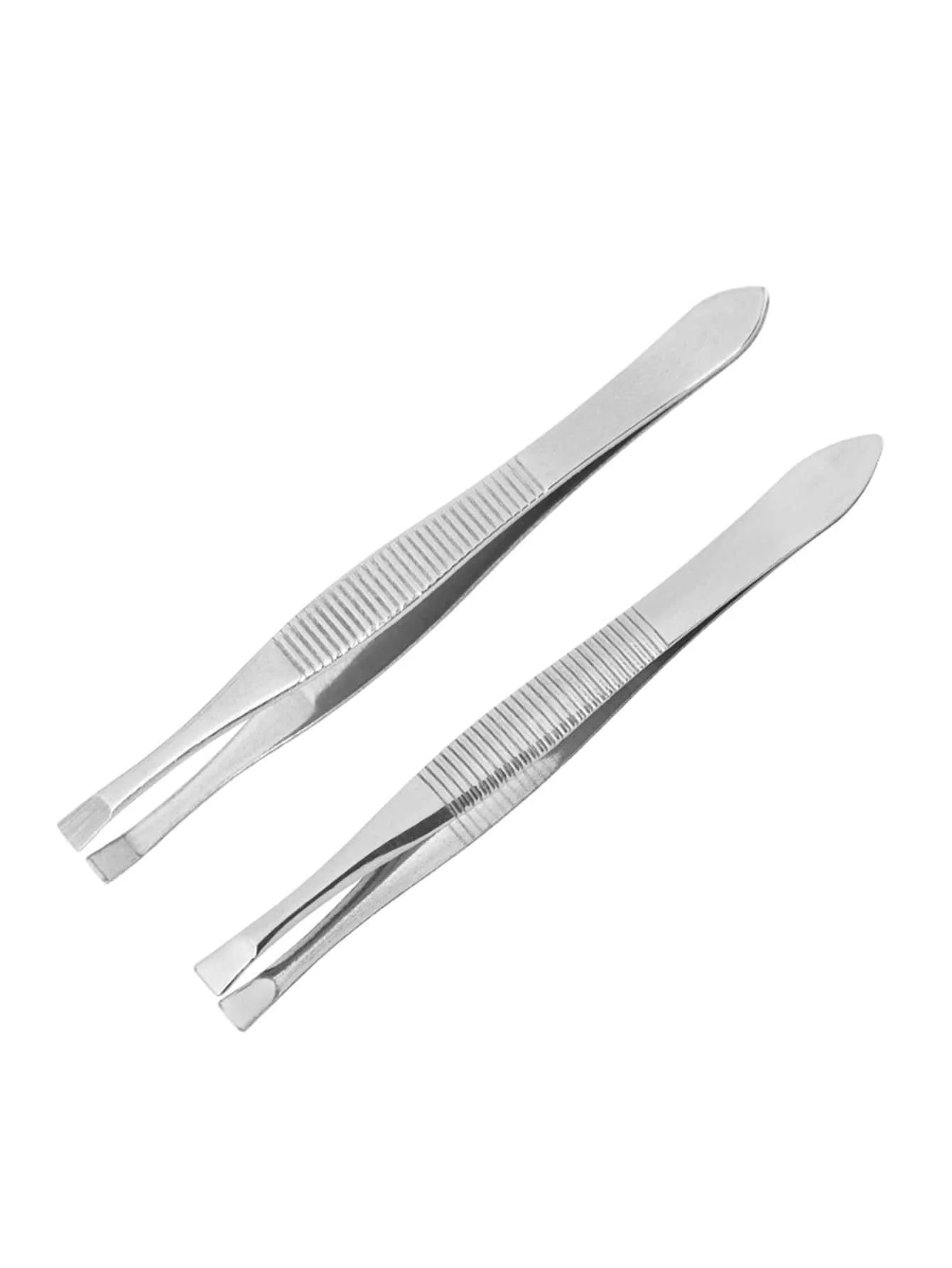 2pcs Stainless Steel Eyebrow C - Women Accessories Combo Gift avaliação e preço