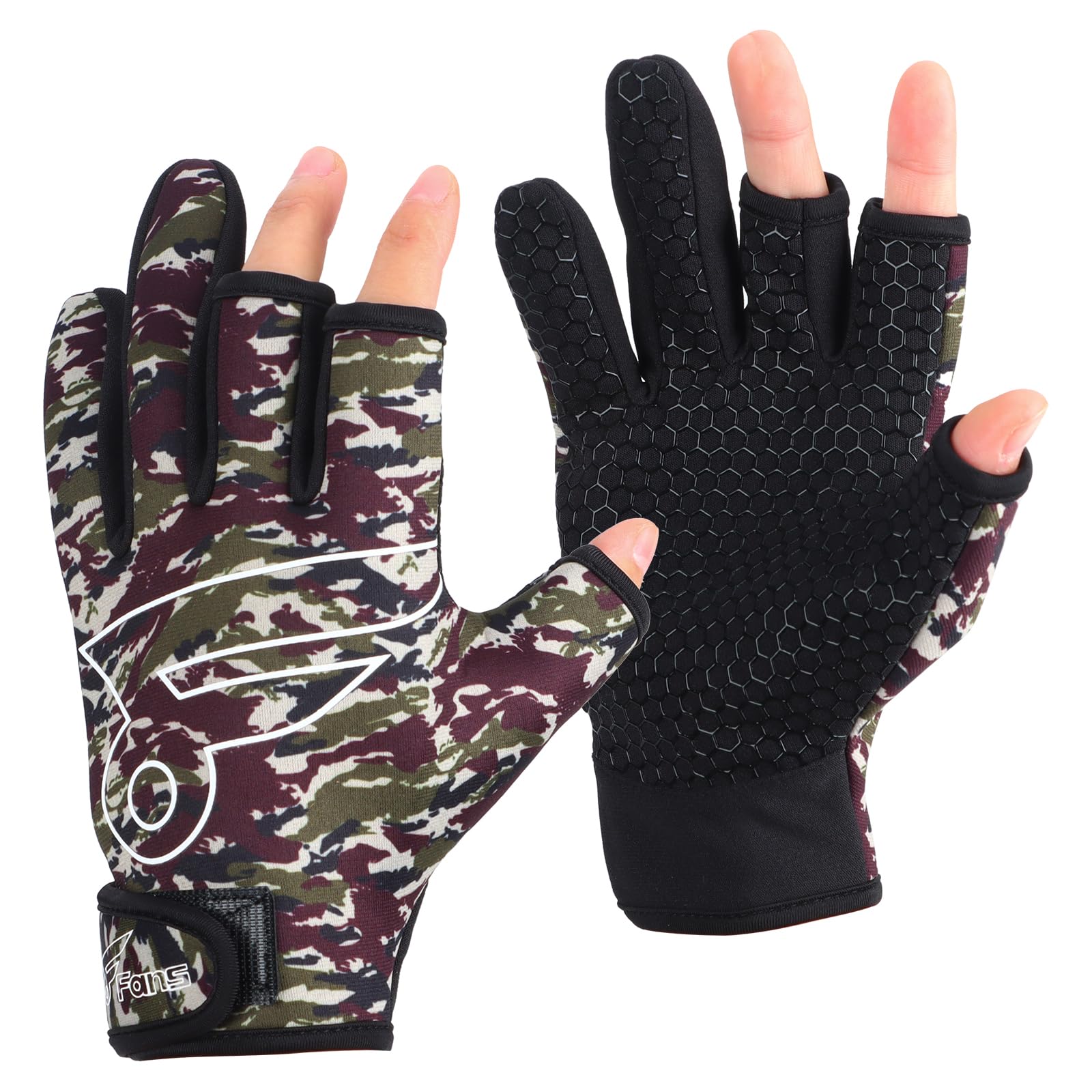 8Fans Fishing Gloves - Finger  - Women'S Kayak Accessories avaliação e preço